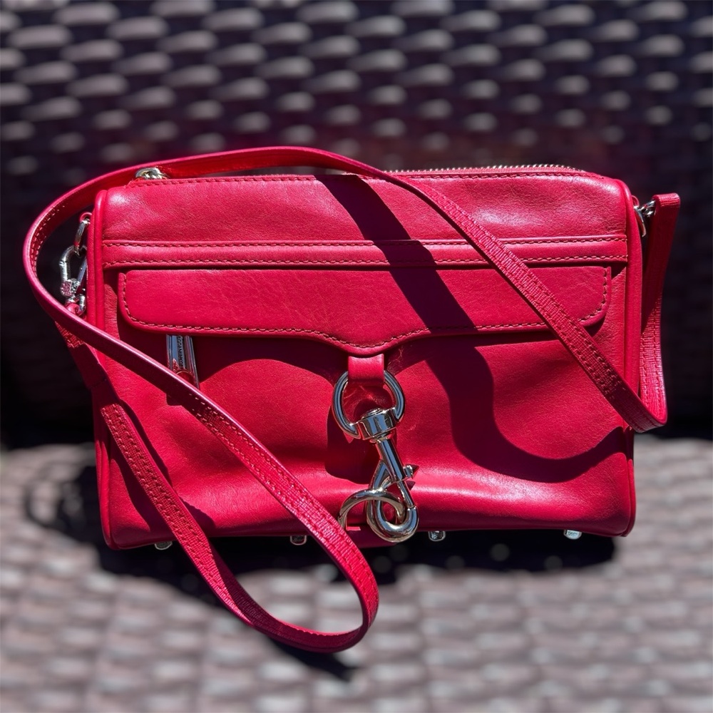 Rebecca Minkoff Red Leather Crossbody Bag